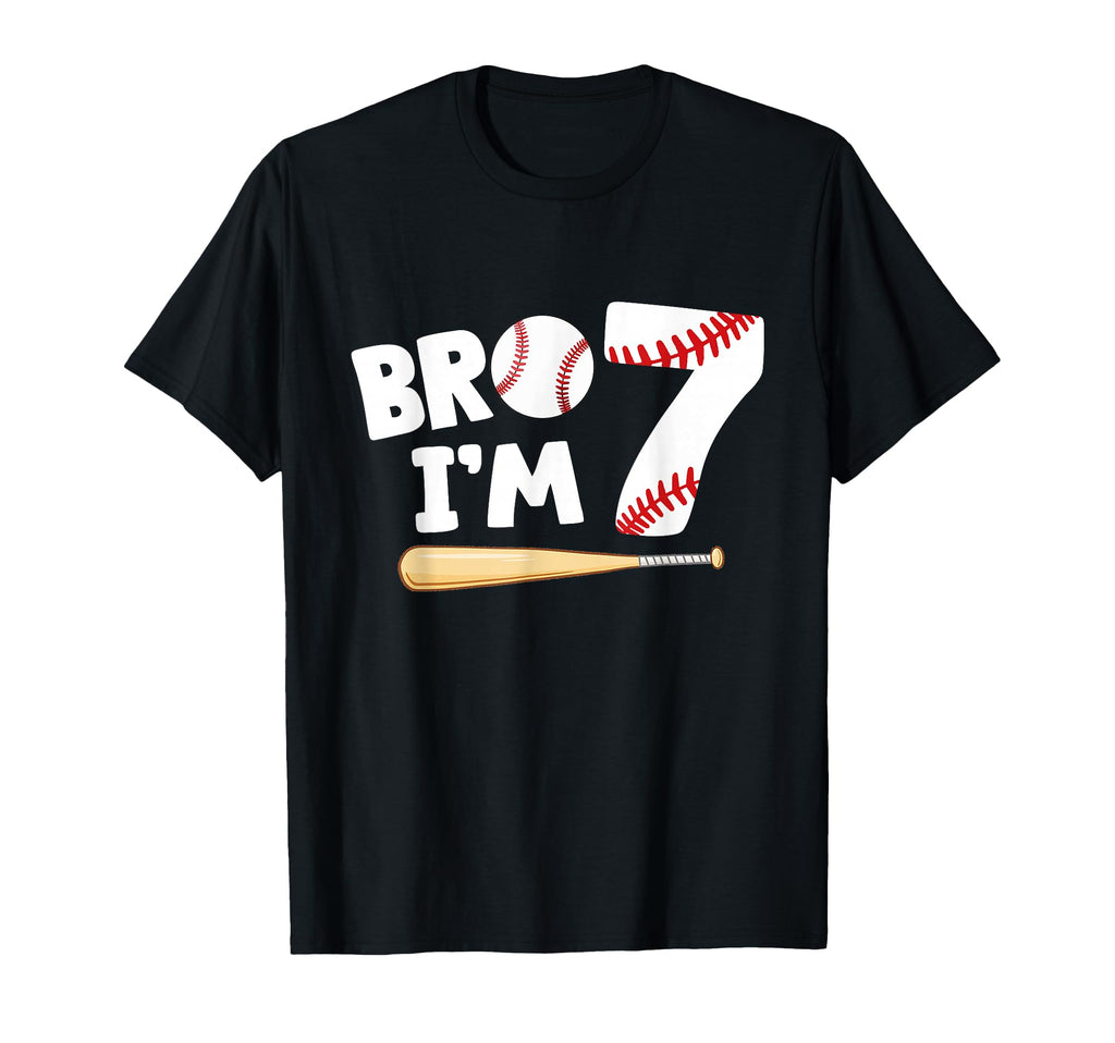 7Th Birthday Bro Im 7 Year Old T-Shirt - Aesthetic Graphic for Adults - T-Shirt, Sweatshirt, Hoodie