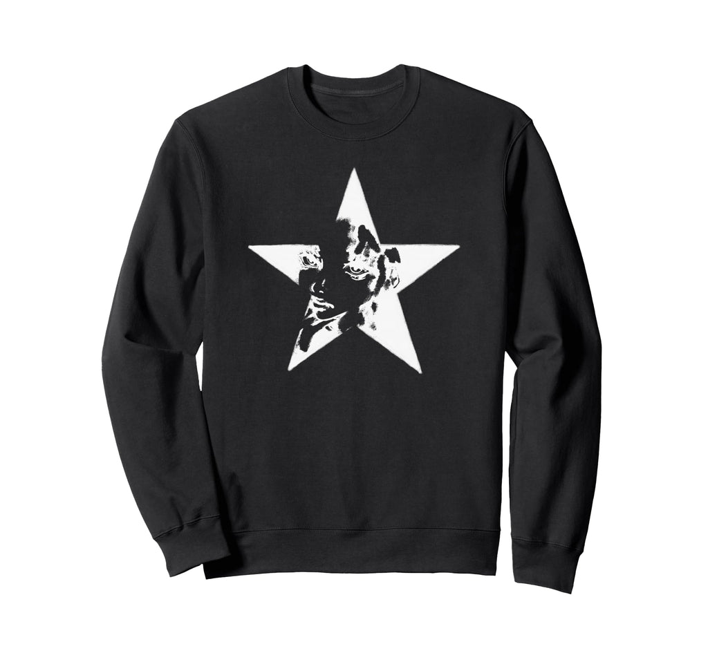 Pretty Shy As Star Stencil Graffiti Art Sweatshirt - Unique Graphic Unisex - T-Shirt, Sweatshirt, Hoodie