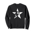Pretty Shy As Star Stencil Graffiti Art Sweatshirt - Unique Graphic Unisex - T-Shirt, Sweatshirt, Hoodie