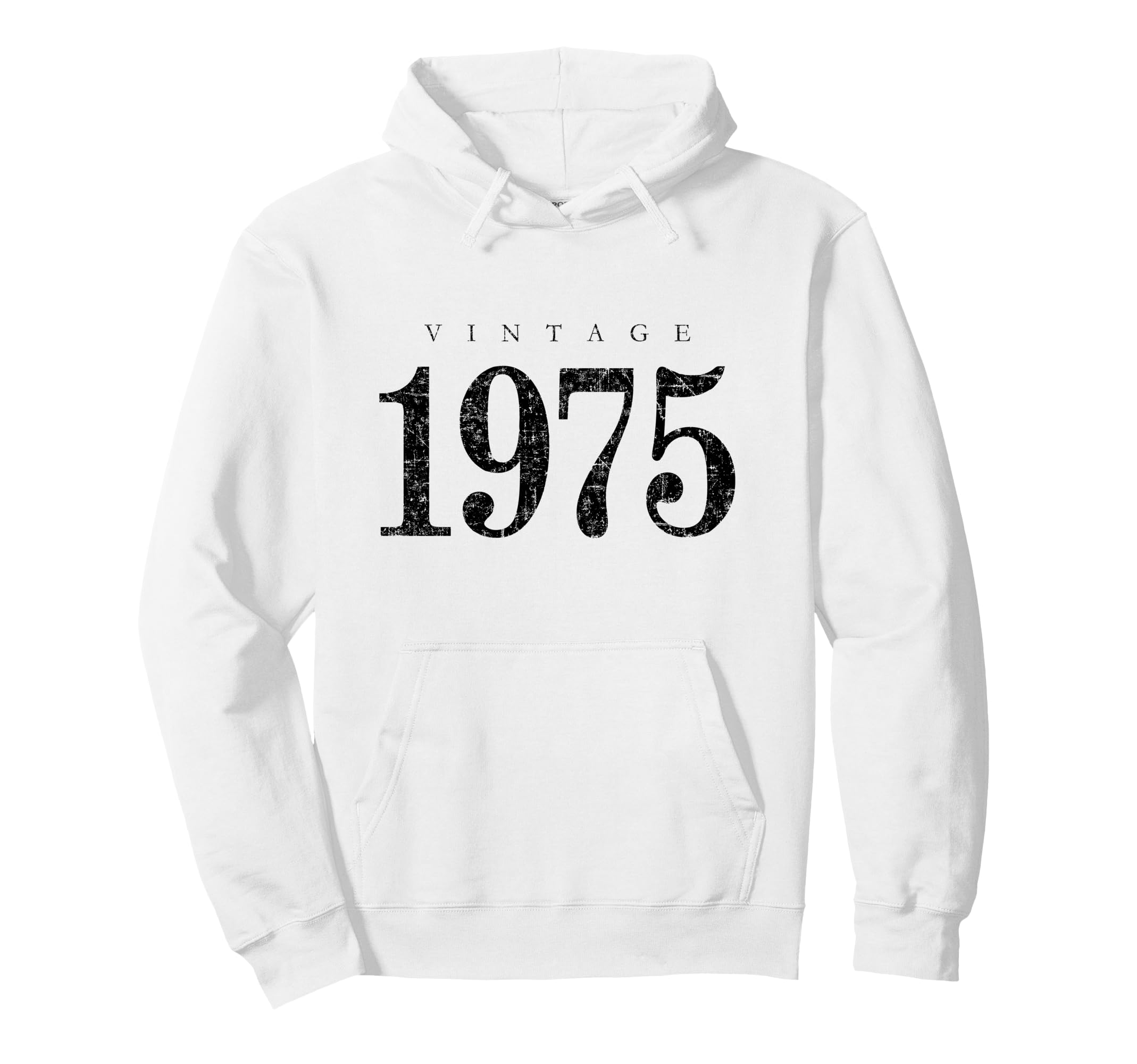 1975 Antique Black 51 Birthday Hoodie - Casual Everyday Wear for Adults - T-Shirt, Sweatshirt, Hoodie