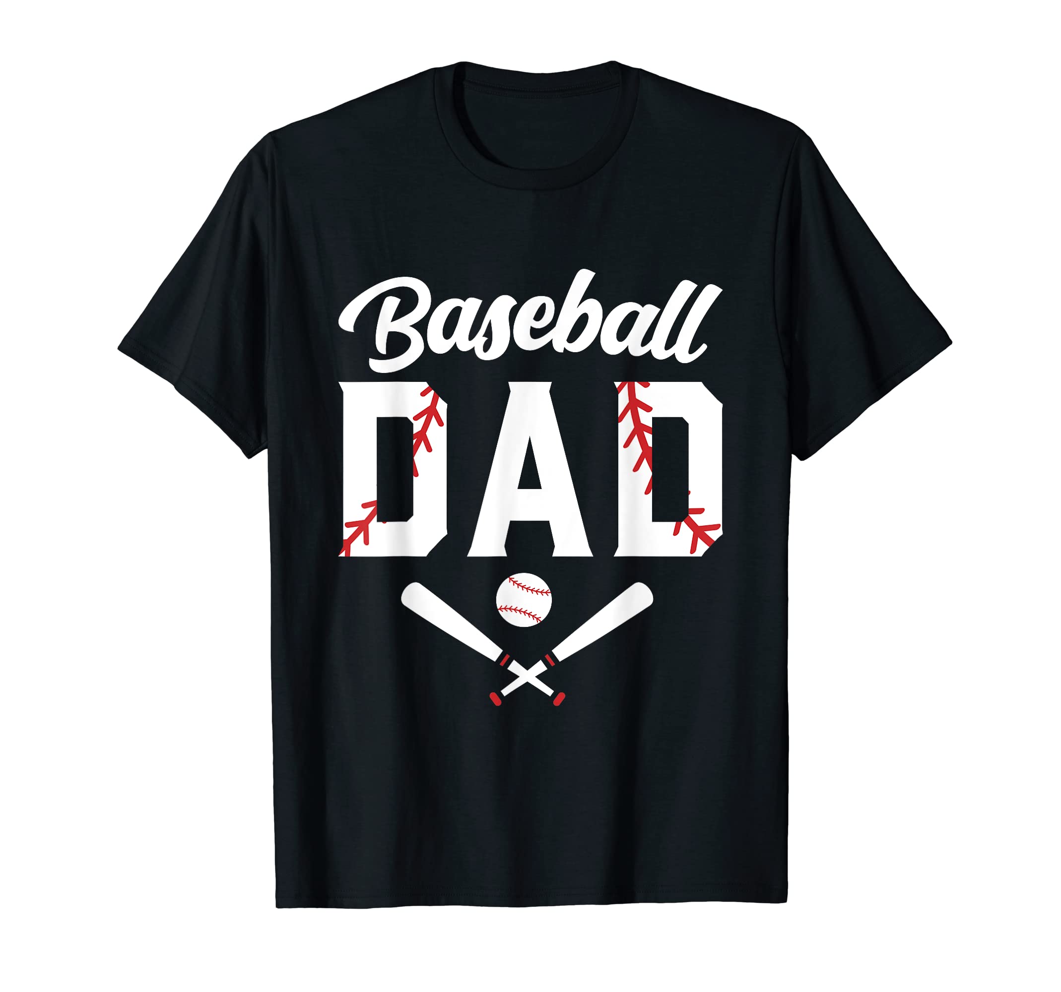 Mens Baseball Dad Fathers Day Baseball T-Shirt - Unique Graphic for Adults - T-Shirt, Sweatshirt, Hoodie