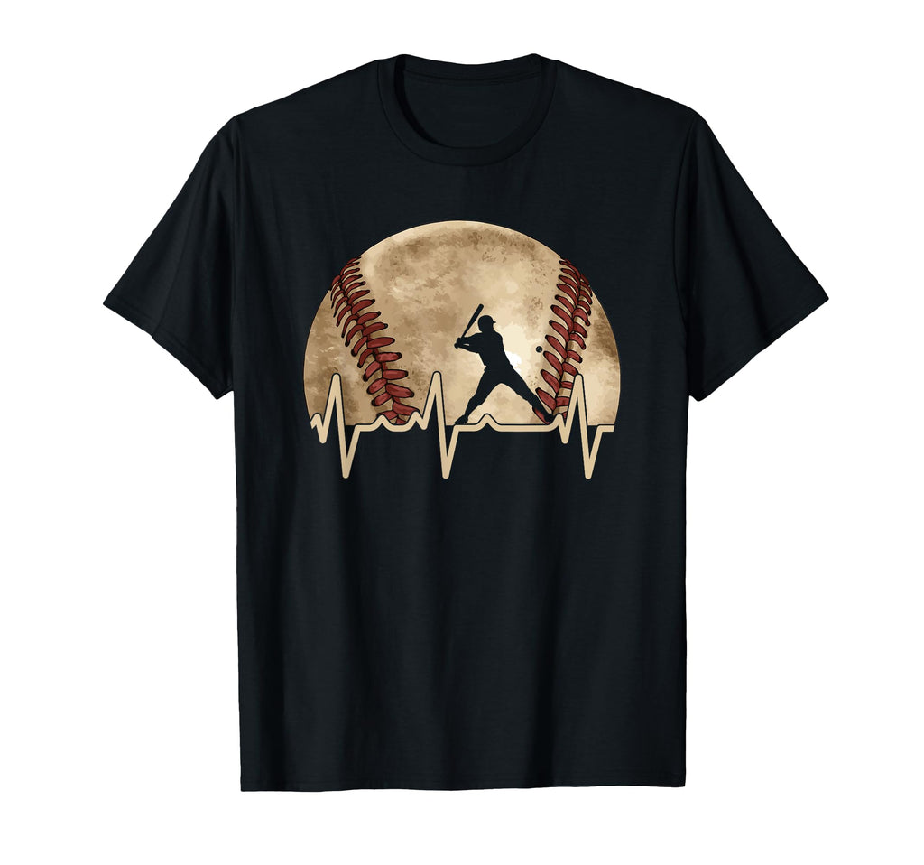 Baseball Heartbeat Baseball Player T-Shirt - Trendy Graphic Men Women - T-Shirt, Sweatshirt, Hoodie