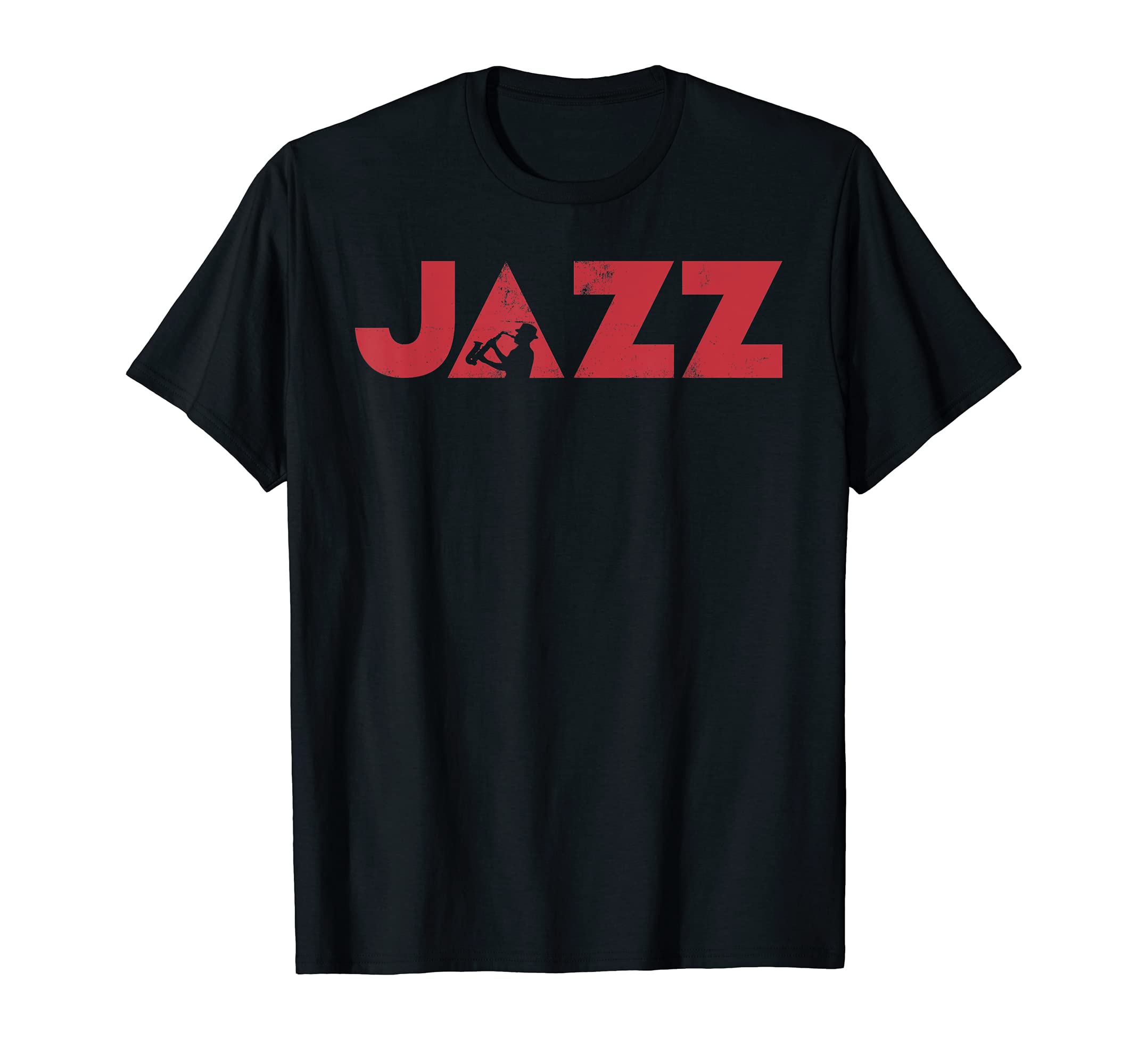 Distressed Jazz T-Shirt - Aesthetic Graphic for Adults - T-Shirt, Sweatshirt, Hoodie