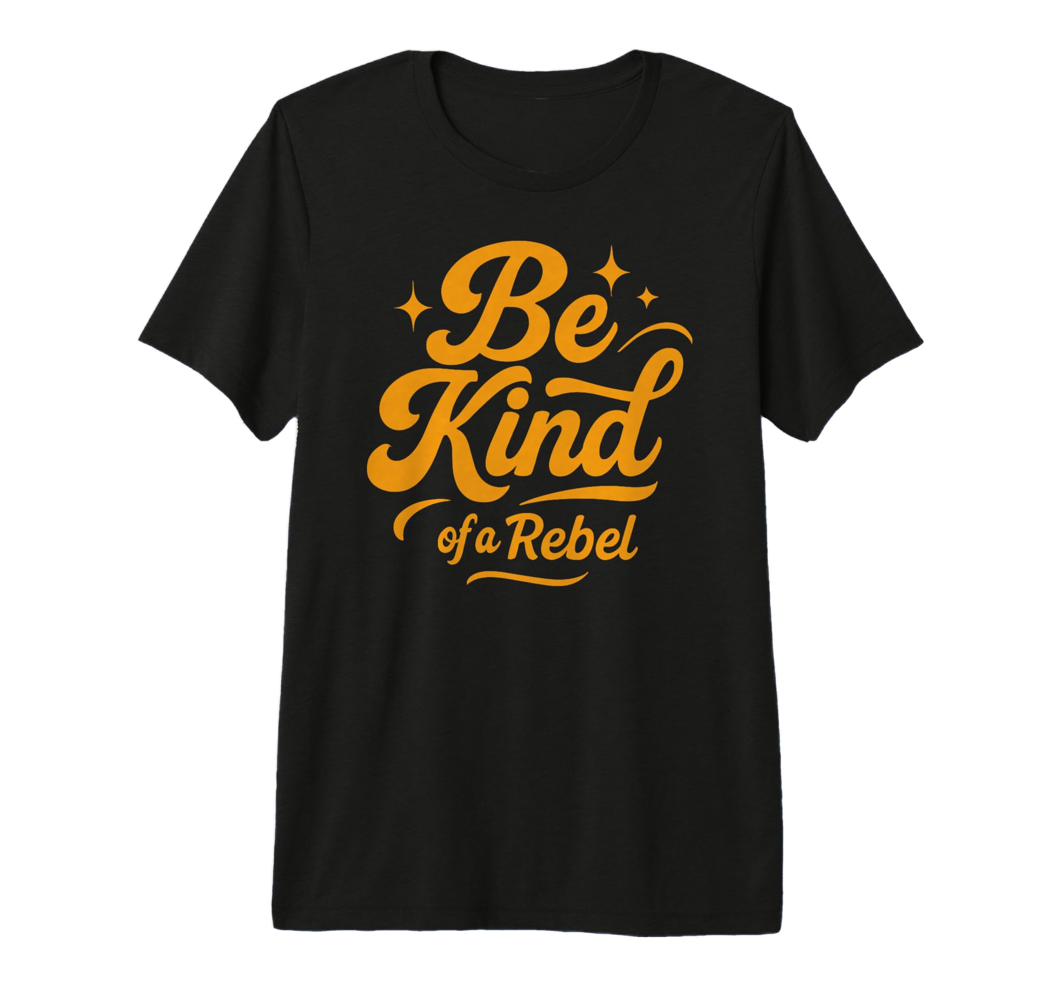 Be Kind Rebel 70S Groovy Typography Tri T-Shirt - Streetwear Style Unisex - T-Shirt, Sweatshirt, Hoodie
