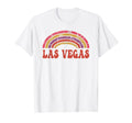 Las Vegas Hippie Rainbow 60S 70S Groovy T-Shirt - Trendy Graphic Unisex - T-Shirt, Sweatshirt, Hoodie