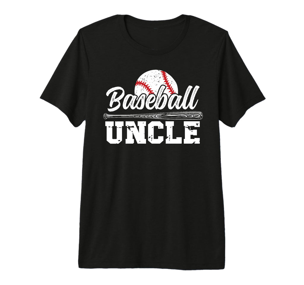 Mens Baseball Uncle Best Uncle Baseball T-Shirt - Custom Art Print Unisex - T-Shirt, Sweatshirt, Hoodie