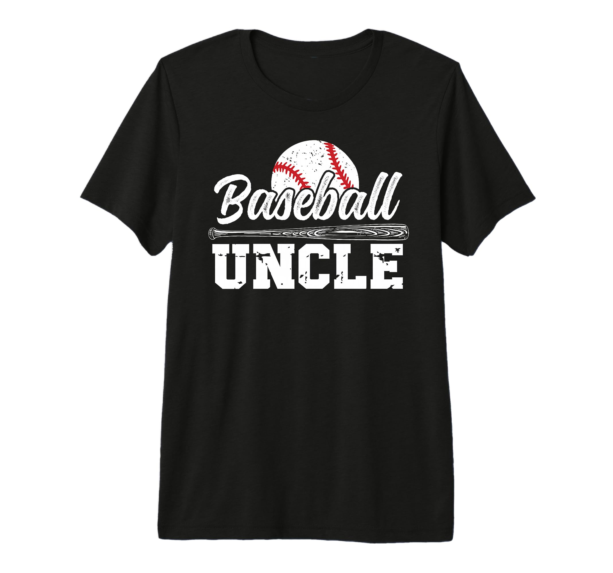 Mens Baseball Uncle Best Uncle Baseball T-Shirt - Custom Art Print Unisex - T-Shirt, Sweatshirt, Hoodie
