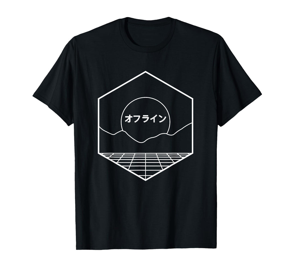 Aesthetic Offline Sadboys Anime Vaporwave T-Shirt - Graphic Print Unisex - T-Shirt, Sweatshirt, Hoodie