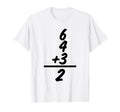 6432 Baseball Double Play Math Lover T-Shirt - Aesthetic Graphic Men Women - T-Shirt, Sweatshirt, Hoodie