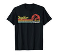 Jupiter Fl Florida Stripes Lines Tourist T-Shirt - Trendy Graphic Men Women - T-Shirt, Sweatshirt, Hoodie