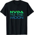 NVDA To The Moon Original AI Designs - Adult & Kids T-Shirts, Sweatshirts & Hoodies apparel design preview 1