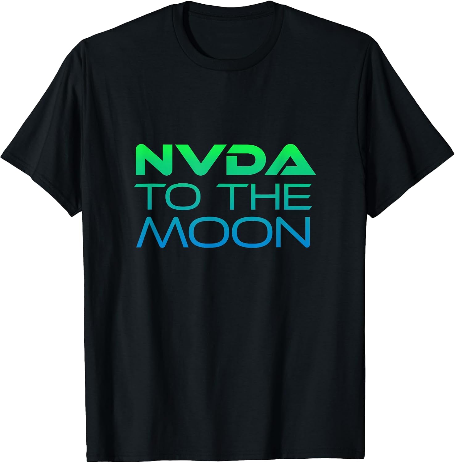 NVDA To The Moon Original AI Designs - Adult & Kids T-Shirts, Sweatshirts & Hoodies apparel design preview 1