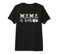 Mama Both Leopard Volleyball Baseball T-Shirt - Trendy Graphic for Adults - T-Shirt, Sweatshirt, Hoodie
