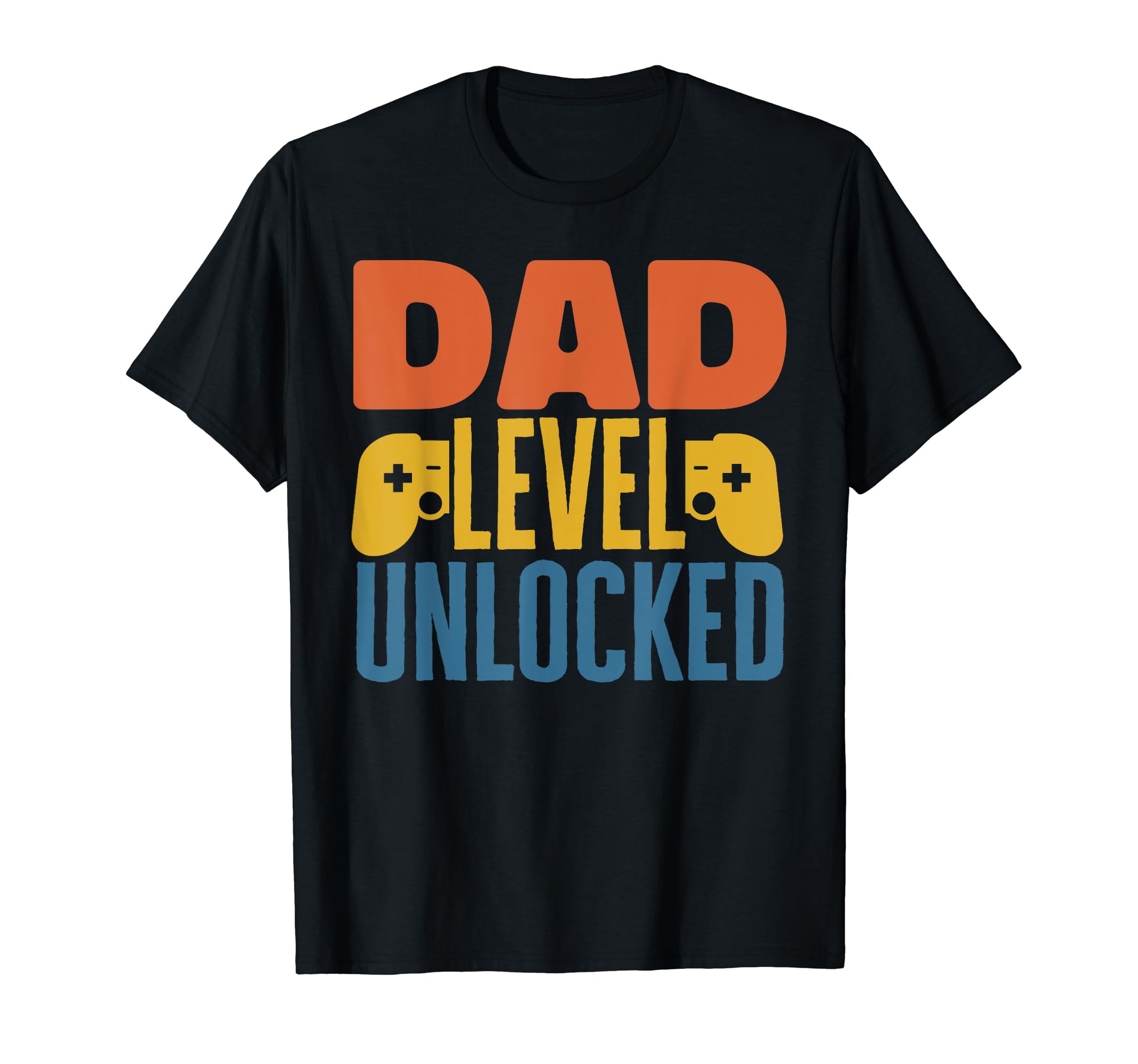 Gamer Dad Fathers Day Funny Dad Level T-Shirt - Trendy Graphic Unisex - T-Shirt, Sweatshirt, Hoodie