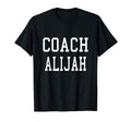 Coach Alijah Custom Football Soccer T-Shirt - Aesthetic Graphic Men Women - T-Shirt, Sweatshirt, Hoodie
