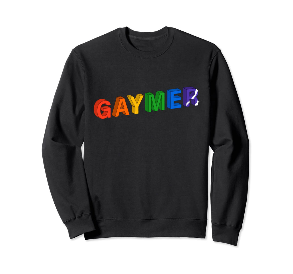 Gaymer Video Games Gaming Gift Sweatshirt - Aesthetic Graphic for Adults - T-Shirt, Sweatshirt, Hoodie