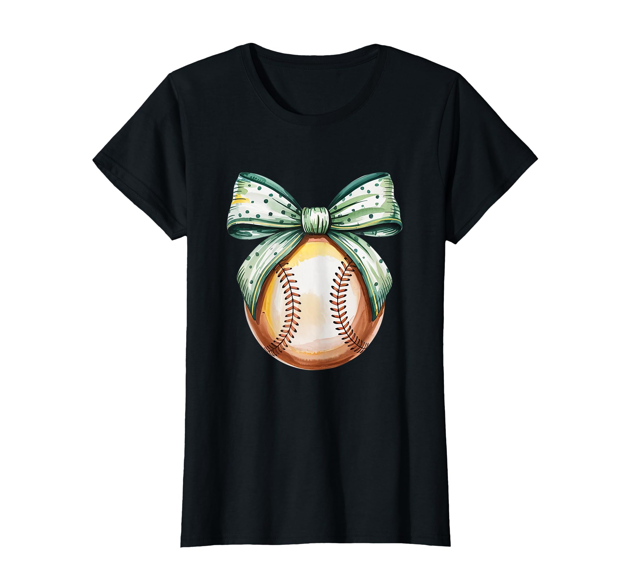 Baseball Coquette Bow Baseball T-Shirt - Casual Everyday Wear Unisex - T-Shirt, Sweatshirt, Hoodie