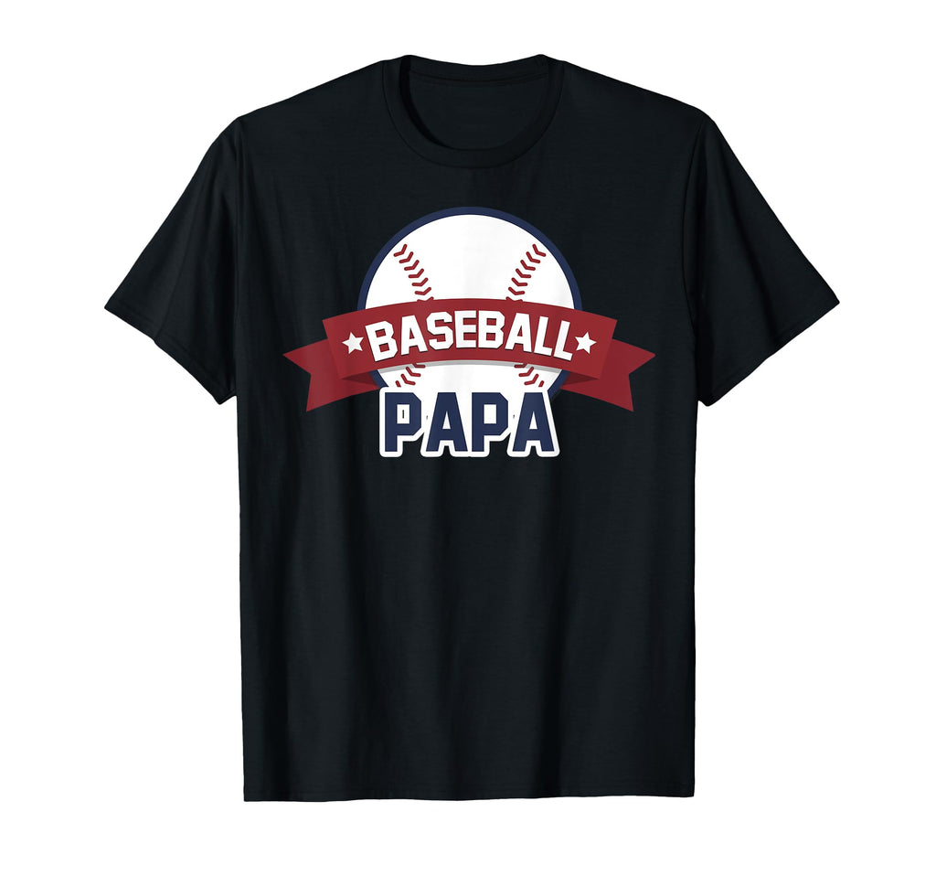 Baseball Papa Sport Coach Gifts Dad Ball T-Shirt - Unique Graphic Men Women - T-Shirt, Sweatshirt, Hoodie