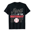 Aunt Birthday Baseball Sport T-Shirt - Fun Novelty Design for Adults - T-Shirt, Sweatshirt, Hoodie