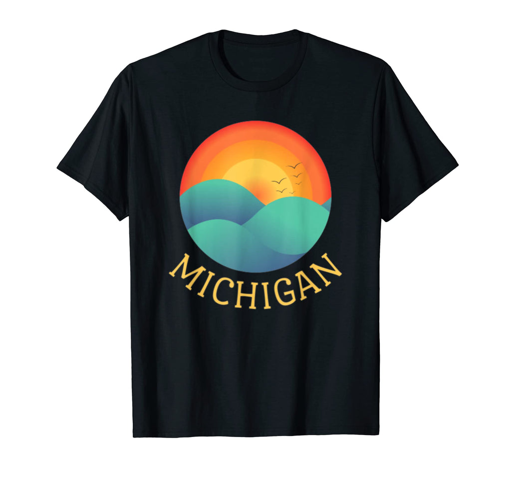 Michigan Michigander Great Lakes State T-Shirt - Custom Art Print Unisex - T-Shirt, Sweatshirt, Hoodie