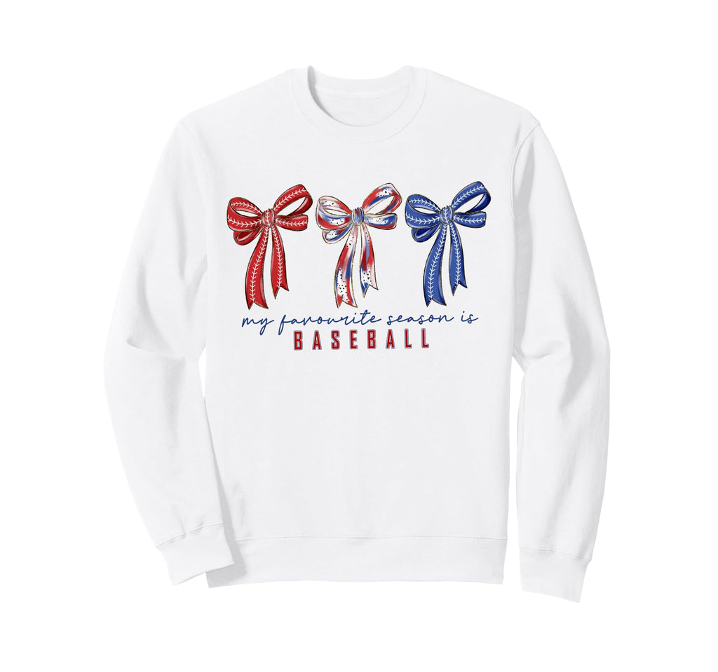 My Favorite Season Is Baseball Sweatshirt - Streetwear Style for Adults - T-Shirt, Sweatshirt, Hoodie