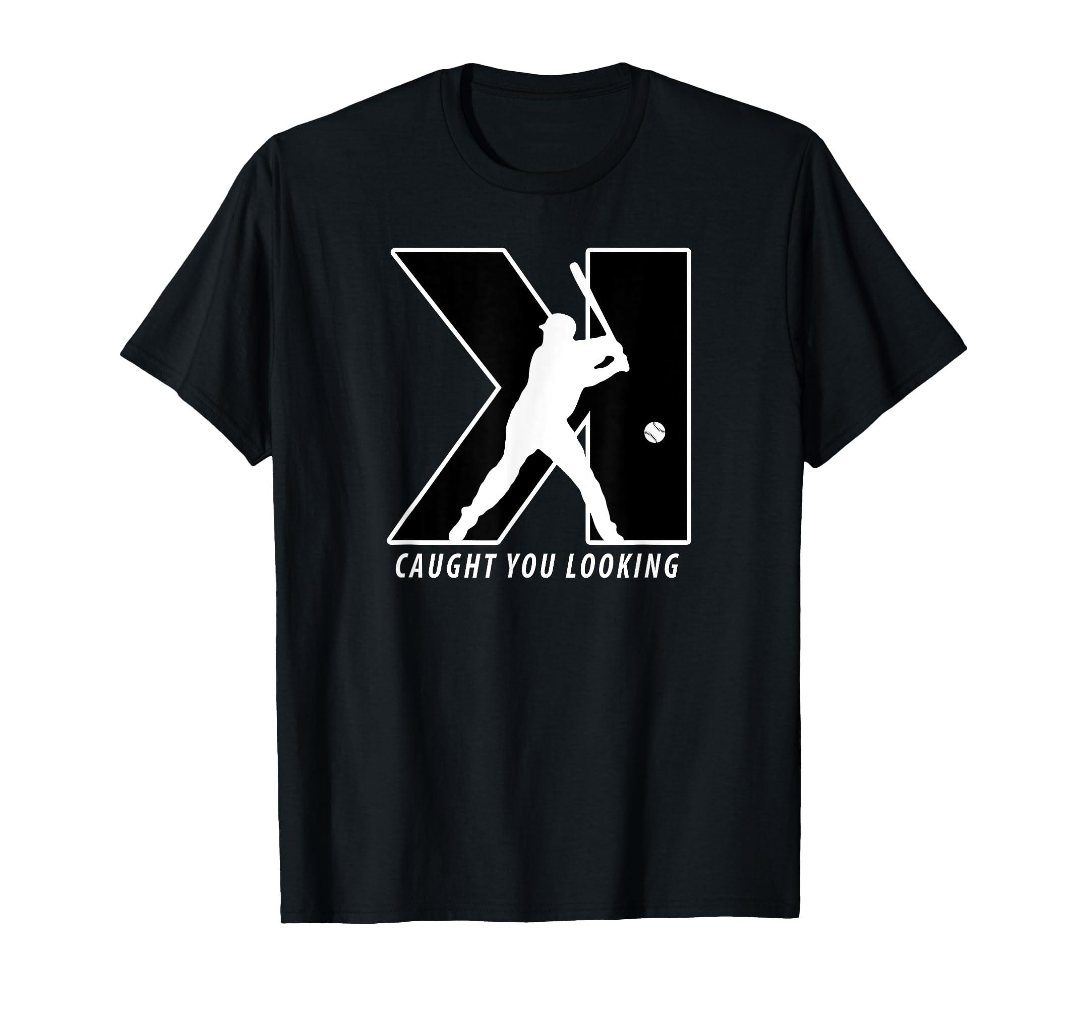 Backwards K Strikeout Looking Softball T-Shirt - Trendy Graphic Men Women - T-Shirt, Sweatshirt, Hoodie