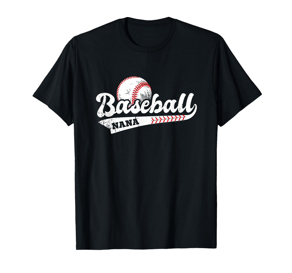 Baseball Nana Mother Baseball Player T-Shirt - Graphic Print Unisex - T-Shirt, Sweatshirt, Hoodie