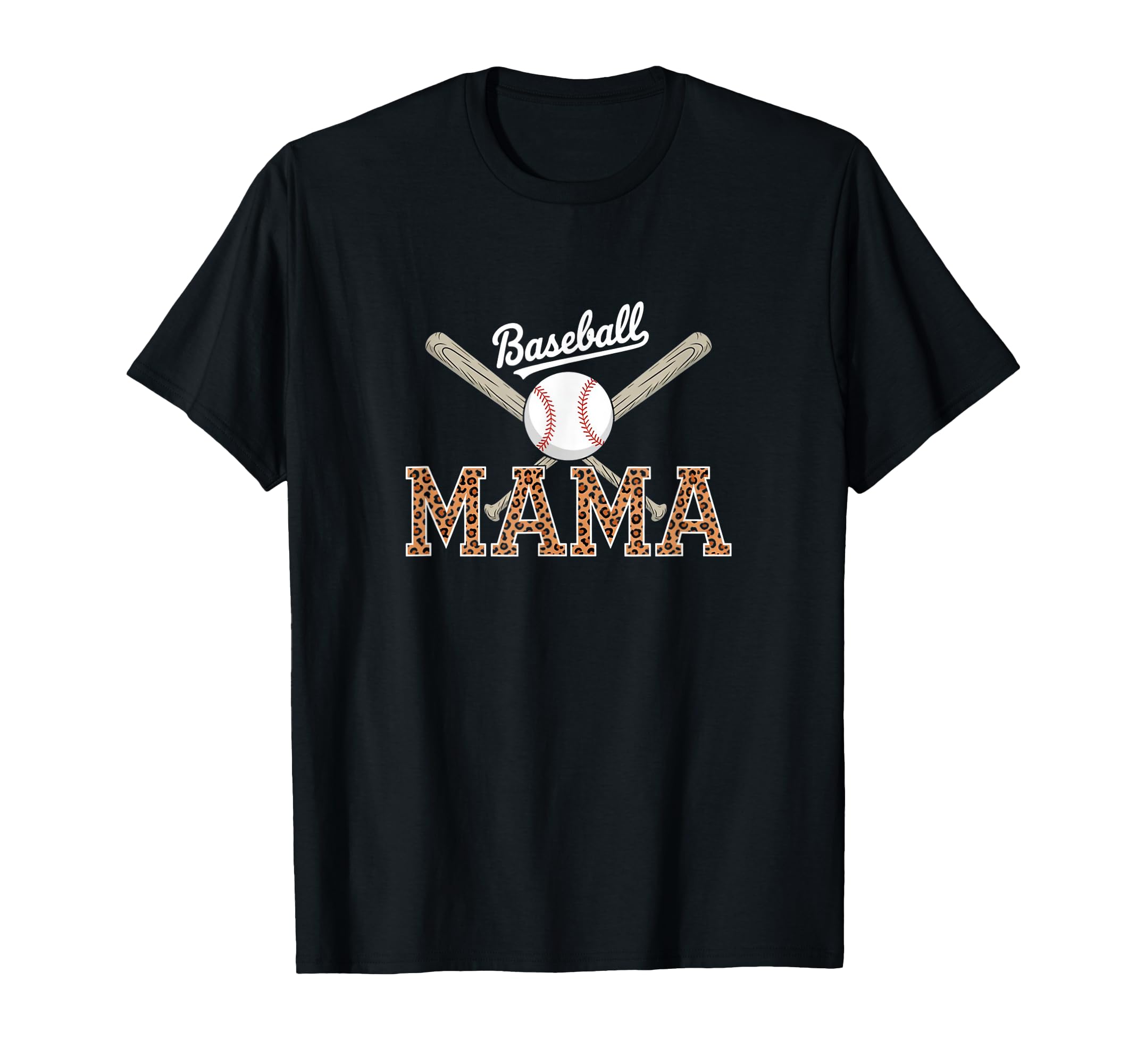 Baseball Mama Game Day Leopard Mom T-Shirt - Aesthetic Graphic Unisex - T-Shirt, Sweatshirt, Hoodie