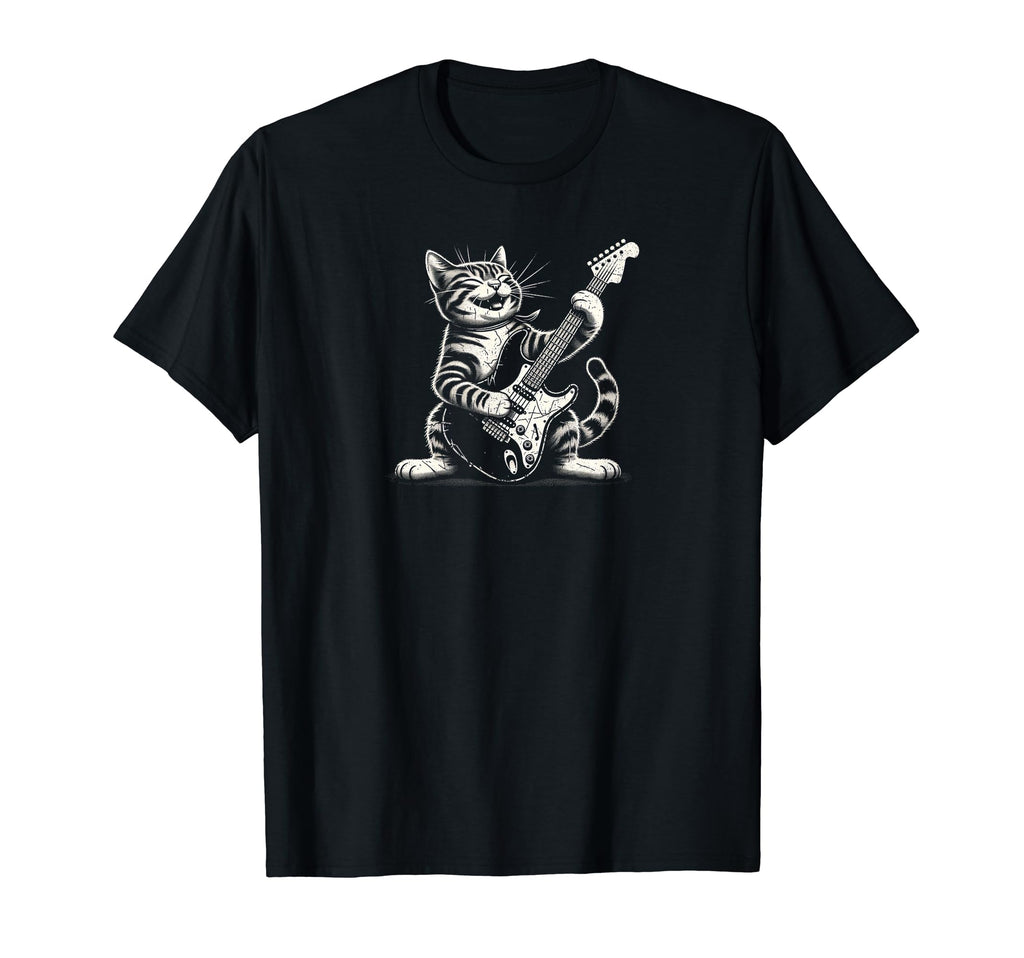 Musical Tabby Electric Vibes T-Shirt - Novelty Apparel Men Women - T-Shirt, Sweatshirt, Hoodie