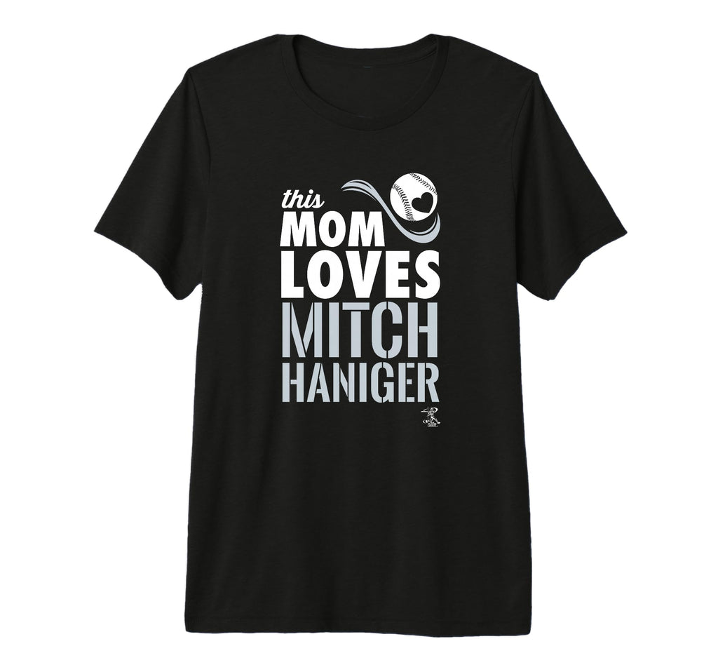 Mitch Haniger This Mom Loves Tri Blend T-Shirt - Fun Novelty Design Unisex - T-Shirt, Sweatshirt, Hoodie