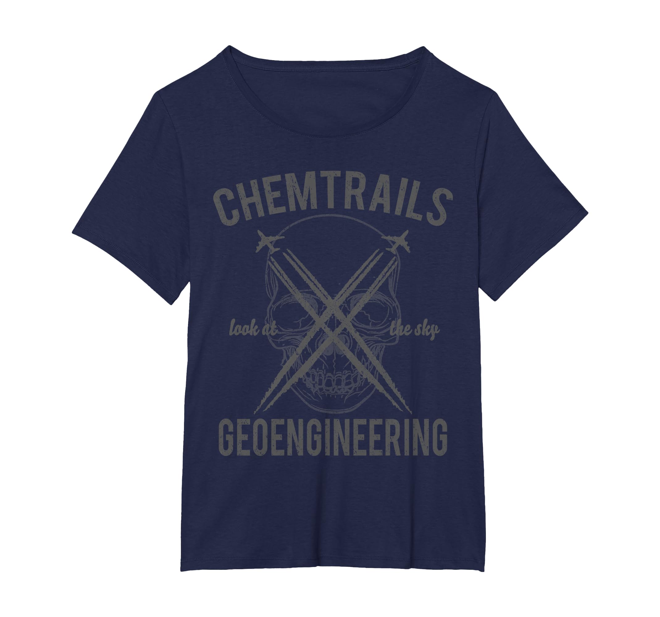 Distressed Cemtrails Geoengineering T-Shirt - Casual Everyday Wear Unisex - T-Shirt, Sweatshirt, Hoodie