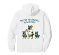 Busy Raising Baller Baseball Softball Hoodie - Novelty Apparel for Adults - T-Shirt, Sweatshirt, Hoodie