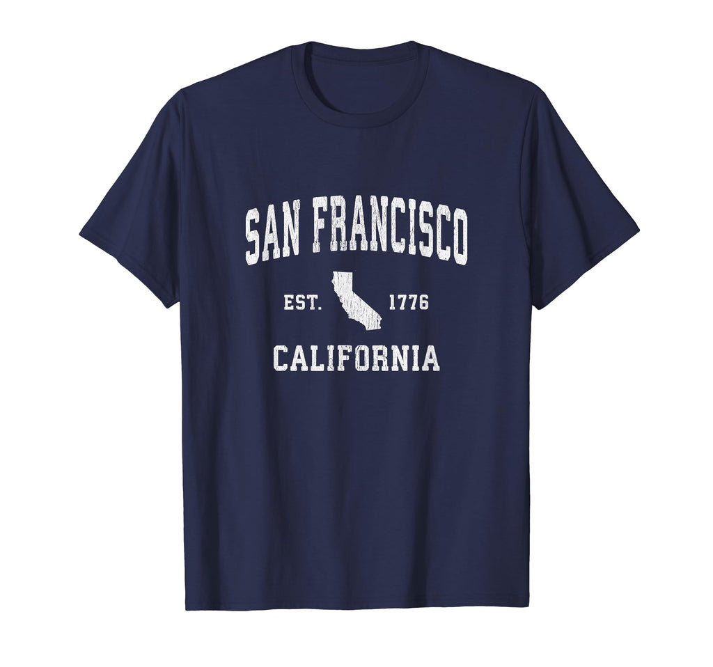 San Francisco Sf California Ca Sports T-Shirt - Casual Everyday Wear Unisex - T-Shirt, Sweatshirt, Hoodie