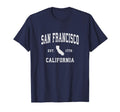San Francisco Sf California Ca Sports T-Shirt - Casual Everyday Wear Unisex - T-Shirt, Sweatshirt, Hoodie