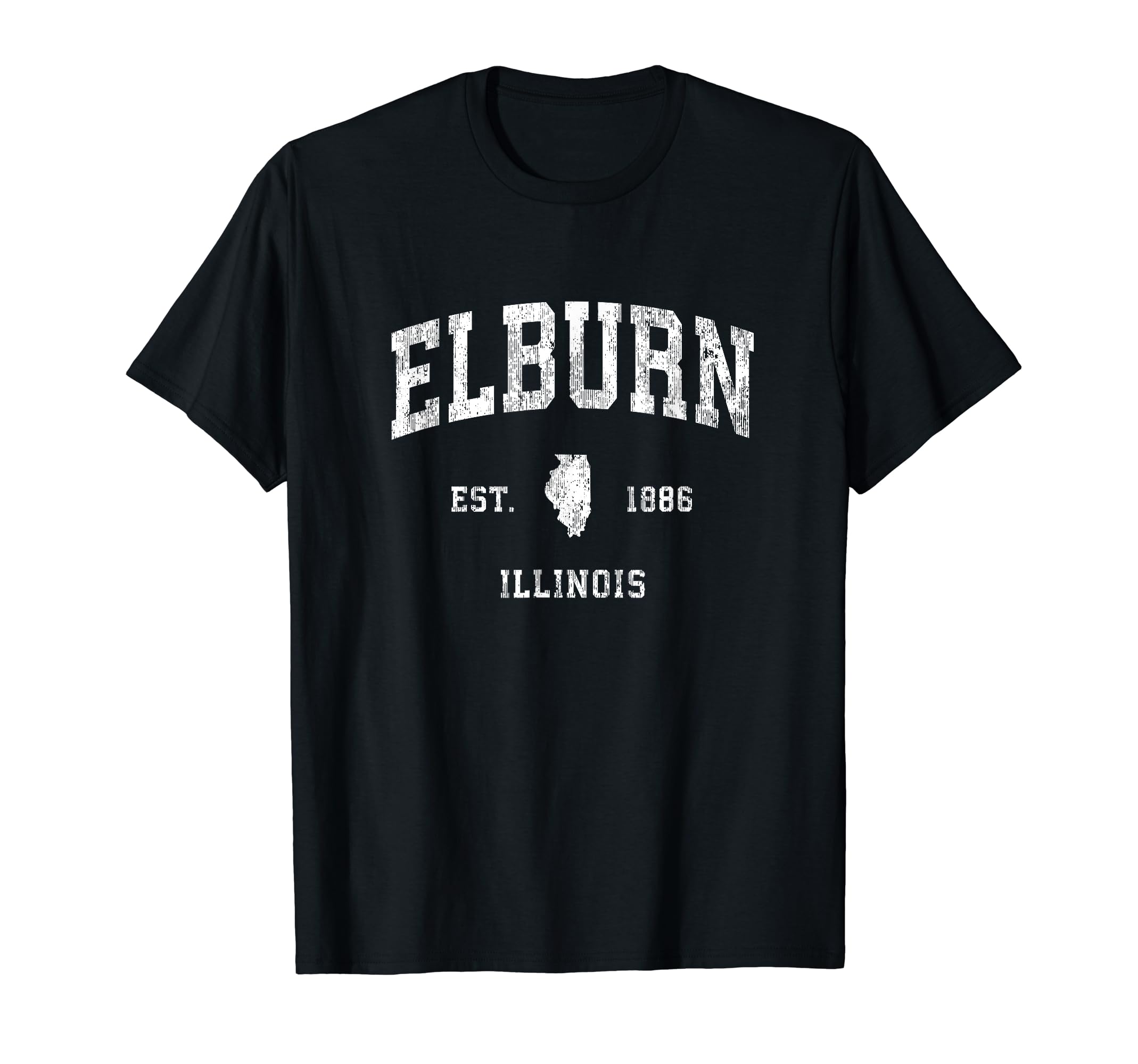Elburn Illinois Il Athletic Sports T-Shirt - Aesthetic Graphic Unisex - T-Shirt, Sweatshirt, Hoodie