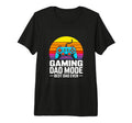 Gaming Dad Mode Best Dad Ever Gamer Dad T-Shirt - Custom Art Print Unisex - T-Shirt, Sweatshirt, Hoodie