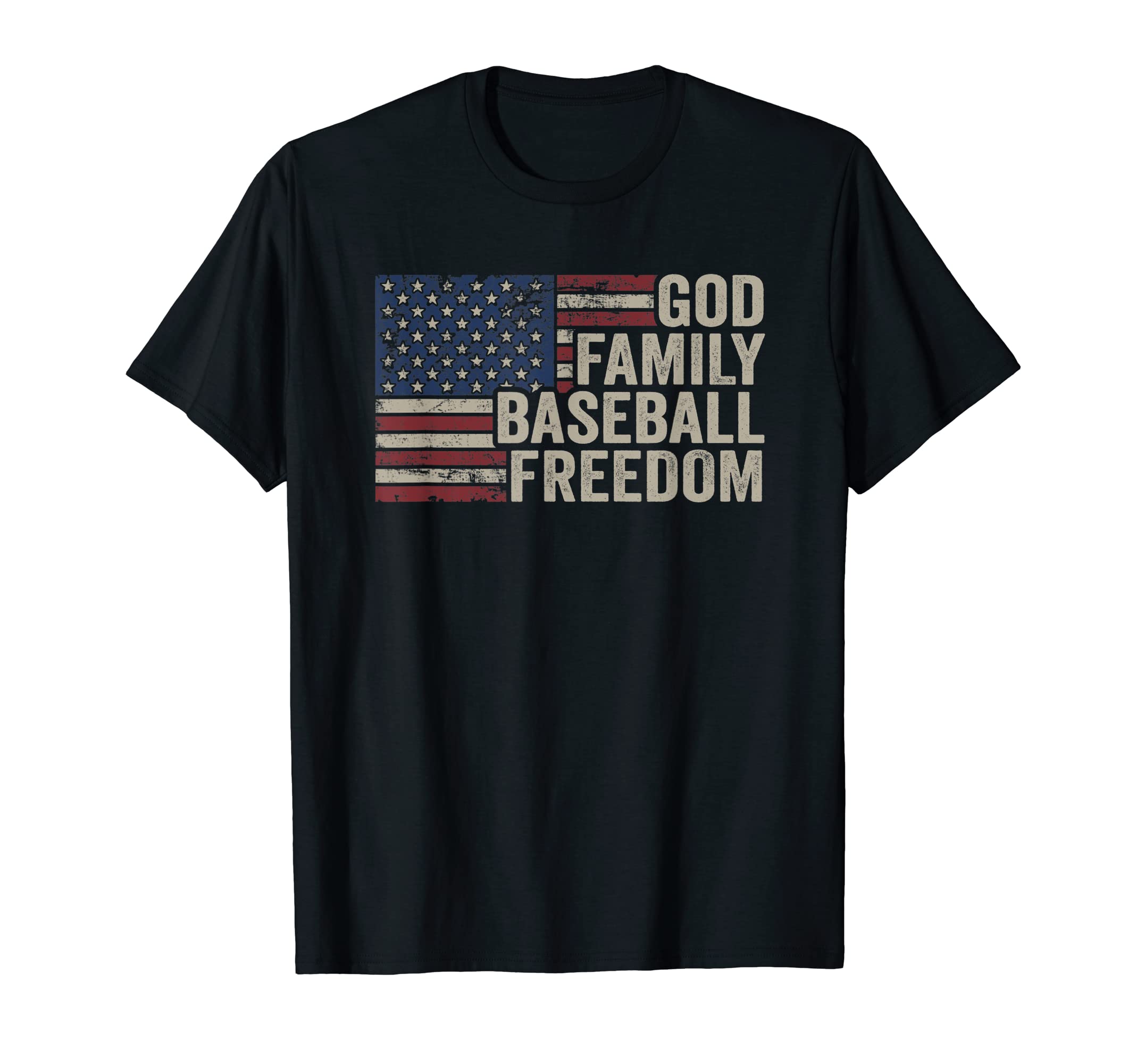 God Family Baseball Freedom Player T-Shirt - Unique Graphic Men Women - T-Shirt, Sweatshirt, Hoodie