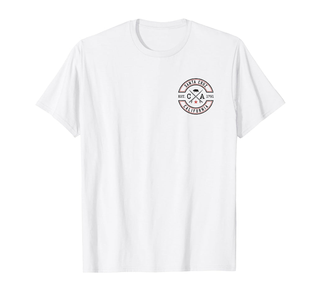 Santa Cruz Beach California Ca Surfer T-Shirt - Fun Novelty Design Unisex - T-Shirt, Sweatshirt, Hoodie