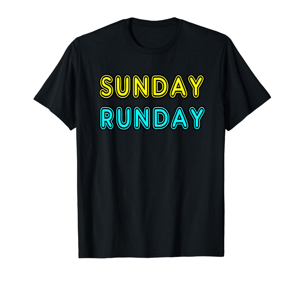Fun 80S Neon Sunday Runday Gift T-Shirt - Aesthetic Graphic Men Women - T-Shirt, Sweatshirt, Hoodie