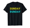 Fun 80S Neon Sunday Runday Gift T-Shirt - Aesthetic Graphic Men Women - T-Shirt, Sweatshirt, Hoodie