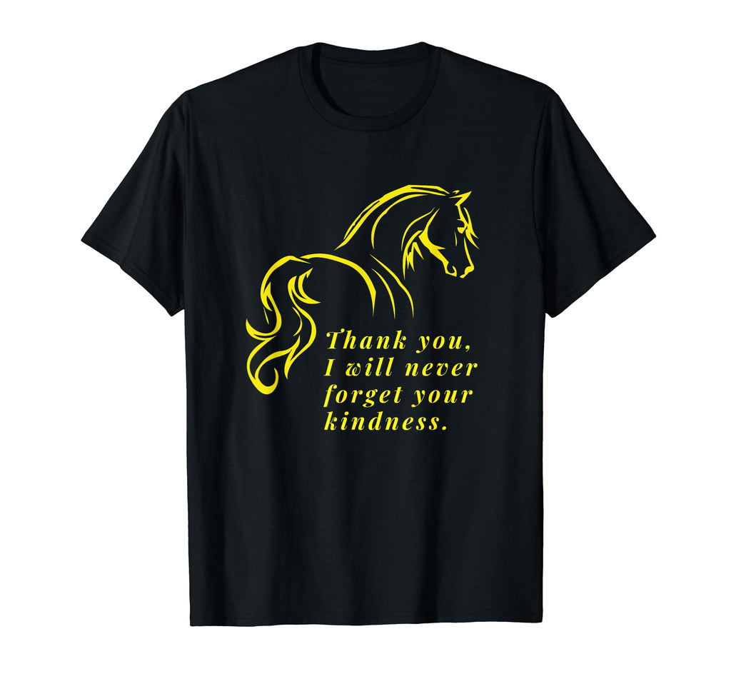 Horse Simple Line Drawing Natural Camp T-Shirt - Novelty Apparel Men Women - T-Shirt, Sweatshirt, Hoodie