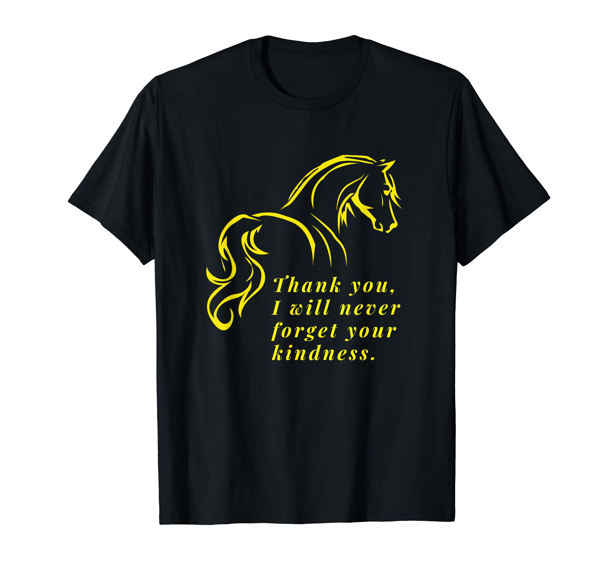 Horse Simple Line Drawing Natural Camp T-Shirt - Novelty Apparel Men Women - T-Shirt, Sweatshirt, Hoodie