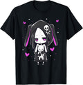 Kawaii Goth Pastel Emo Creepy Cute Bunny Outfits - Adult & Kids T-Shirts, Sweatshirts & Hoodies apparel design preview 1