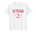 Villages Florida Fl Sports Red T-Shirt - Trendy Graphic for Adults - T-Shirt, Sweatshirt, Hoodie
