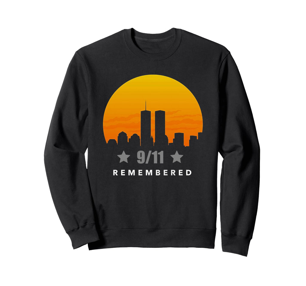 New York City Skyline Sunset Sweatshirt - Unique Graphic Men Women - T-Shirt, Sweatshirt, Hoodie