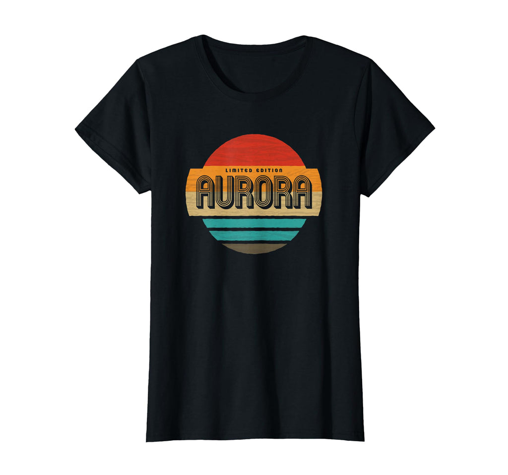 Aurora Name Sunset T-Shirt - Fun Novelty Design Unisex - T-Shirt, Sweatshirt, Hoodie