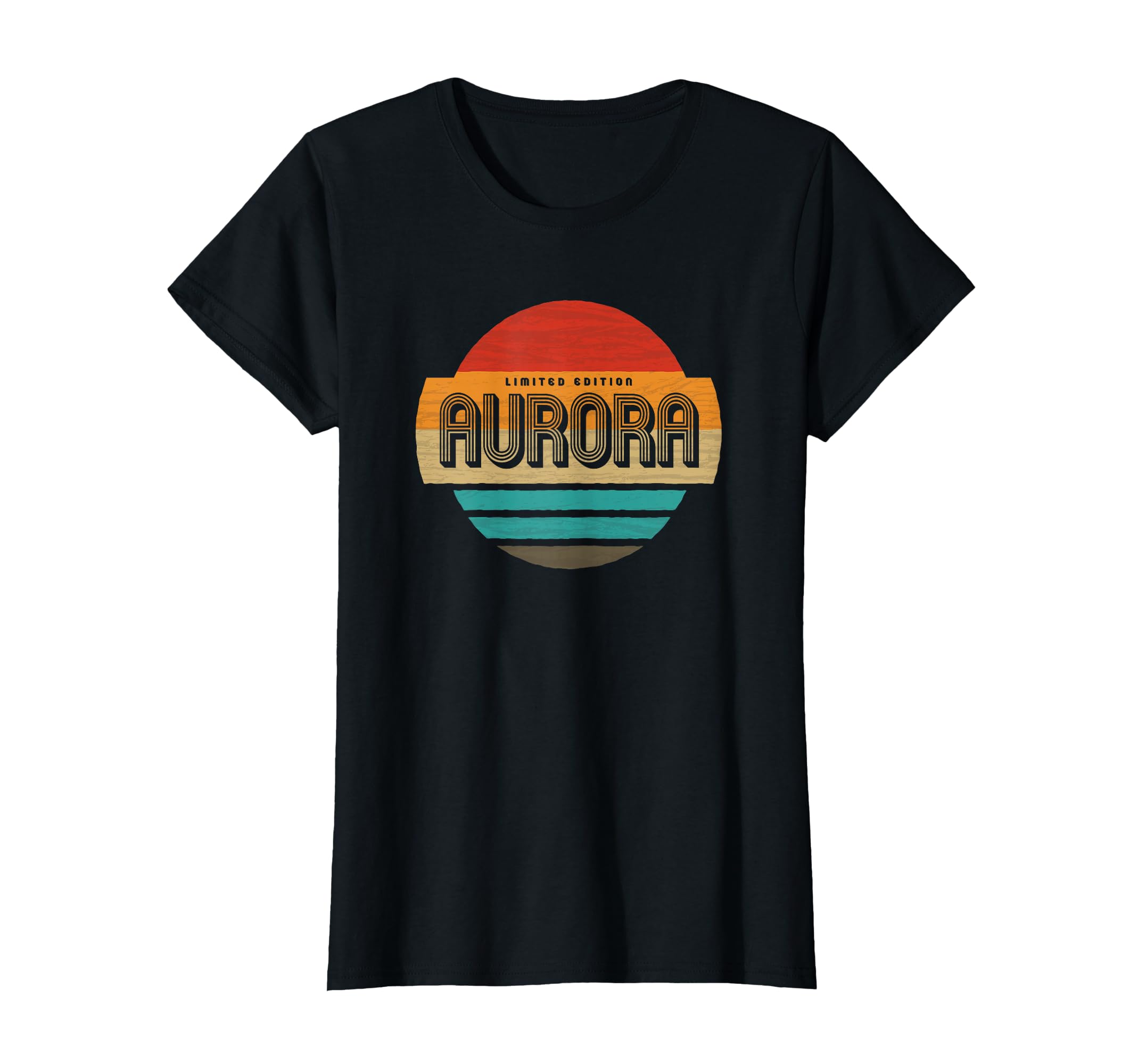 Aurora Name Sunset T-Shirt - Fun Novelty Design Unisex - T-Shirt, Sweatshirt, Hoodie