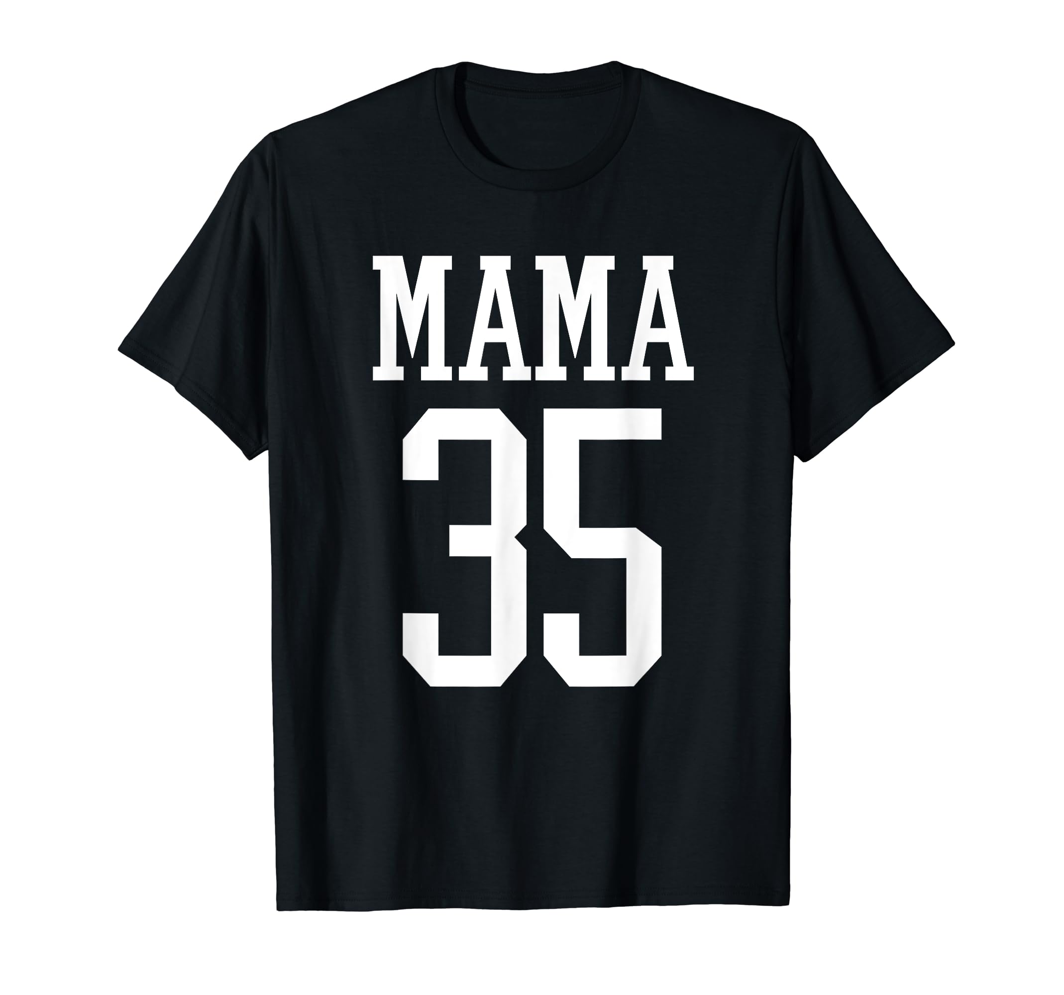 Number 35 Mama Biggest Fan Spirit Wear T-Shirt - Unique Graphic Men Women - T-Shirt, Sweatshirt, Hoodie