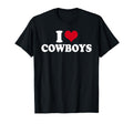I Love Cowboys T-Shirt - Aesthetic Graphic for Adults - T-Shirt, Sweatshirt, Hoodie