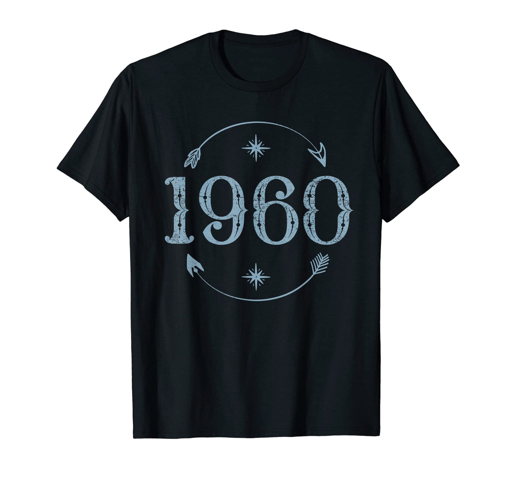 1960 62 Yo 62Th Birthday Boho T-Shirt - Novelty Apparel Unisex - T-Shirt, Sweatshirt, Hoodie